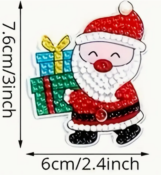 Diamond Painting Nikolaus Weihnachtsbaumdekoration
